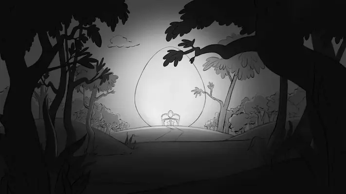 Betzies magical egg concept sketch